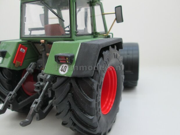 Aluminium vooras velgen Fendt 615 Blanc + brede vooras banden, geschikt voor Fendt 615 Weise Toys 1:32  