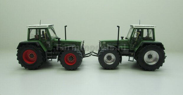 Aluminium vooras velgen Fendt 615 Blanc + brede vooras banden, geschikt voor Fendt 615 Weise Toys 1:32  