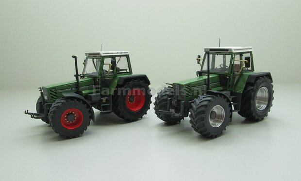 Aluminium vooras velgen Fendt 615 Blanc + brede vooras banden, geschikt voor Fendt 615 Weise Toys 1:32  