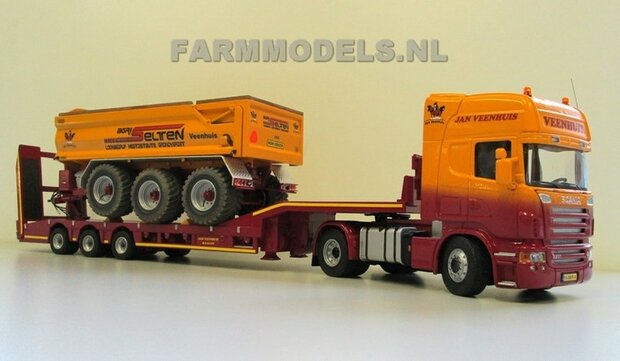 521. Jan Veenhuis Scania met dieplader /oplegger