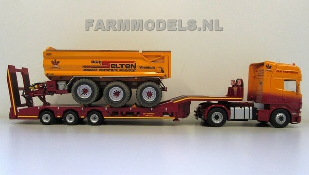 521. Jan Veenhuis Scania met dieplader /oplegger