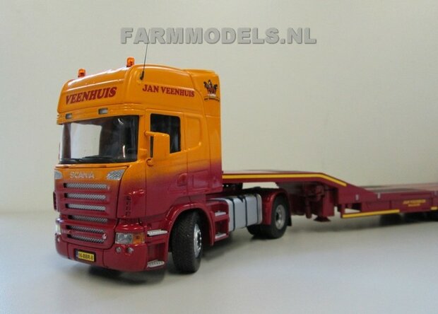 521. Jan Veenhuis Scania met dieplader /oplegger