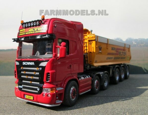 521. Jan Veenhuis kipper trailer met Scania Vrachtwagen Agri Service Selten