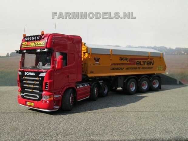 521. Jan Veenhuis kipper trailer met Scania Vrachtwagen Agri Service Selten