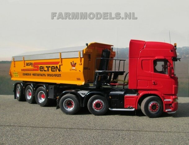 521. Jan Veenhuis kipper trailer met Scania Vrachtwagen Agri Service Selten