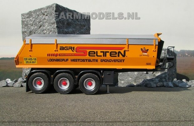 521. Jan Veenhuis kipper trailer met Scania Vrachtwagen Agri Service Selten