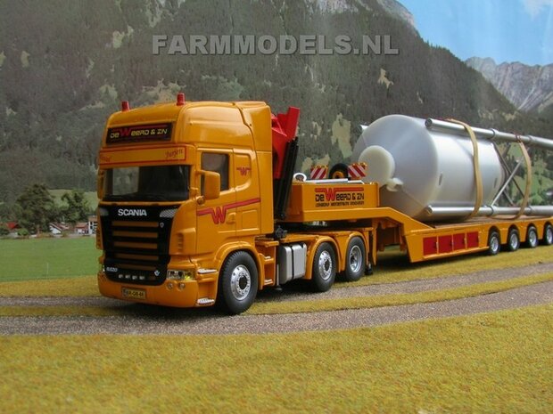 523. Scania met  dieplader Roel de Weerd