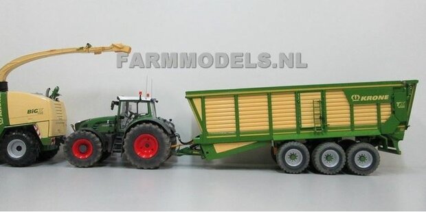 VOORBEELD FOTO  Krone TX 560-D Silage Transportwagen met Liftas op Vredestein banden Farmmodels editie ROS, 1:32   EXAMPLE