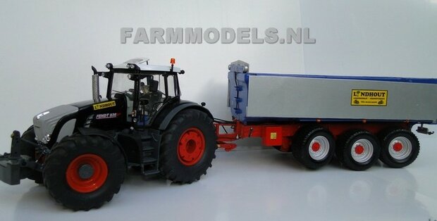 639.  Fendt Black met VGM Kipper met afdek kleppen