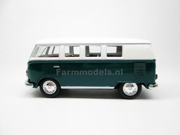 Volkswagen Van 1962, White and Green, 1:32   