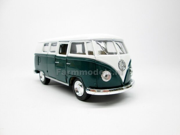 Volkswagen Van 1962, White and Green, 1:32   
