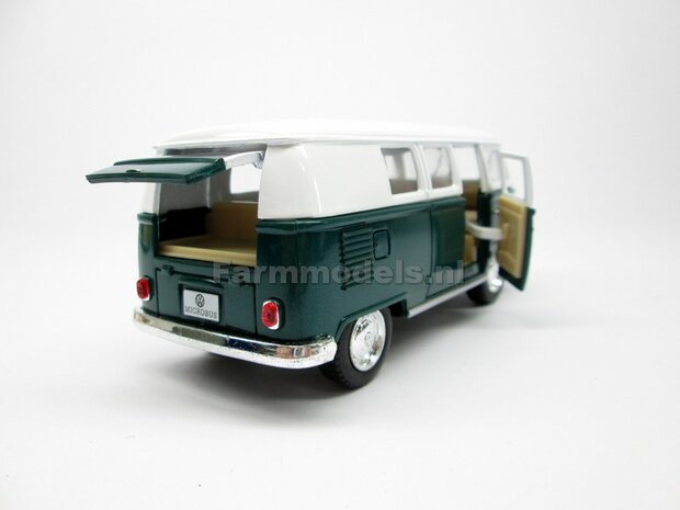 Volkswagen Van 1962, White and Green, 1:32   