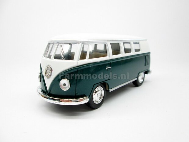 Volkswagen Van 1962, White and Green, 1:32   