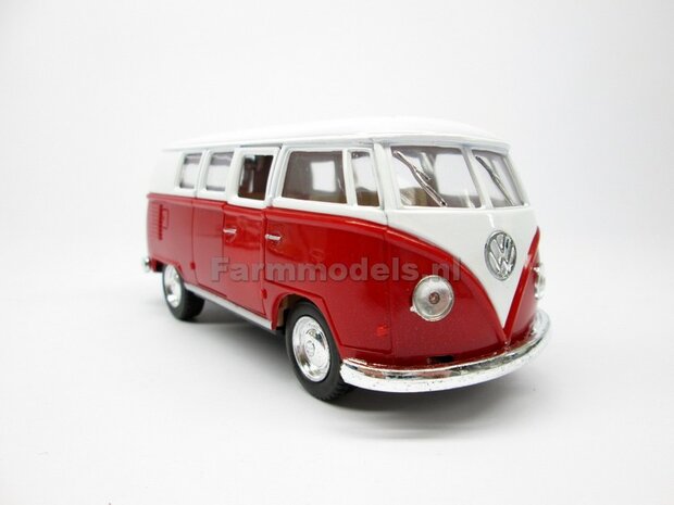 WIT/ROOD Volkswagen Van 1962,  1:32 