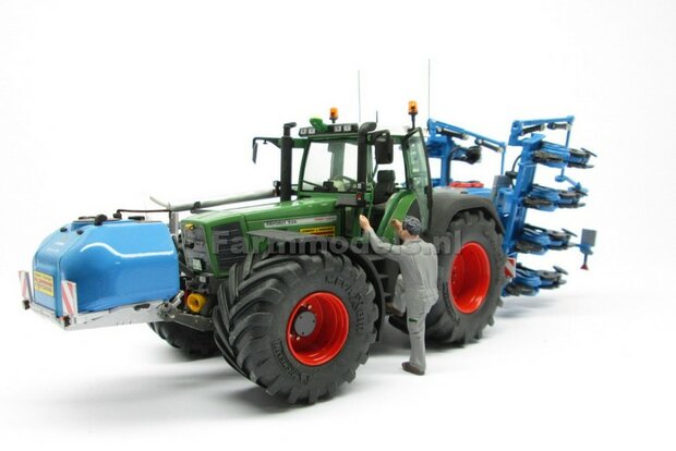 Fendt 926 Vario G1, Extra Brede banden + spatborden + trekhaak + Zwaailampen + Antennes- 1:32 WeiseToys Handmatig verbouwd / Manually rebuilt