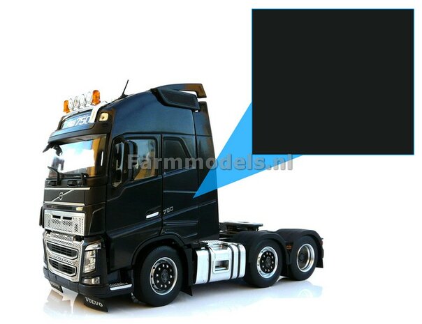 Volvo ANTRACIET/ BLACK MM 1811-02 - Farmmodels series Spuitbus / Spraypaint - Farmmodels series = Industrie lak, 400ml. ook voor schaal 1:1 zeer geschikt                                                                         