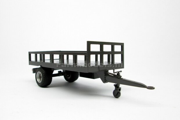 Rebuilt: Bakkenwagen GRIJS enkelasser geschikt voor div. mobiele kranen &amp; shovels 1:32   VOORBEELDFOTO