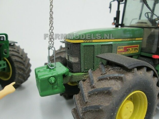 326. John Deere 7810 brede banden, zonder fronthef