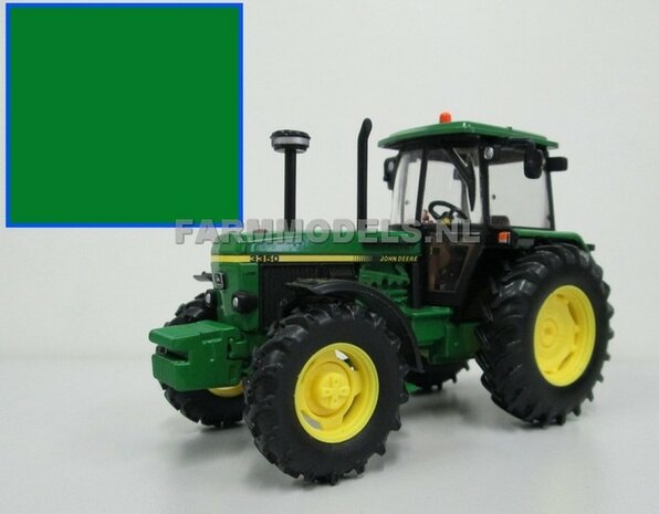 John Deere GROEN (o.a. 3350 /3050) Spuitbus / Spraypaint - Farmmodels series = Industrie lak, 400ml. ook voor schaal 1:1 zeer geschikt!! 