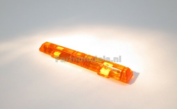 Zwaailamp balk 38 mm lengte oranje/ zwaailicht 1:32