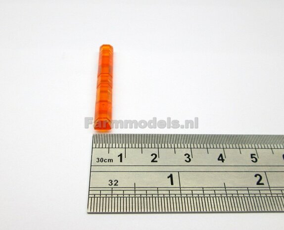 Zwaailamp balk 38 mm lengte oranje/ zwaailicht 1:32