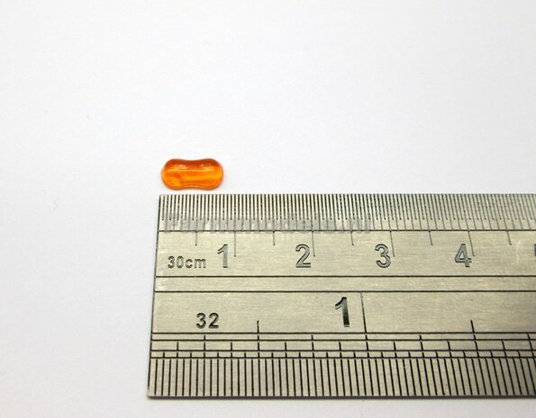 2x Zwaailamp Balk 8 x 4 mm oranje/ zwaailicht 1:32  SUPERSALE LAST ONES