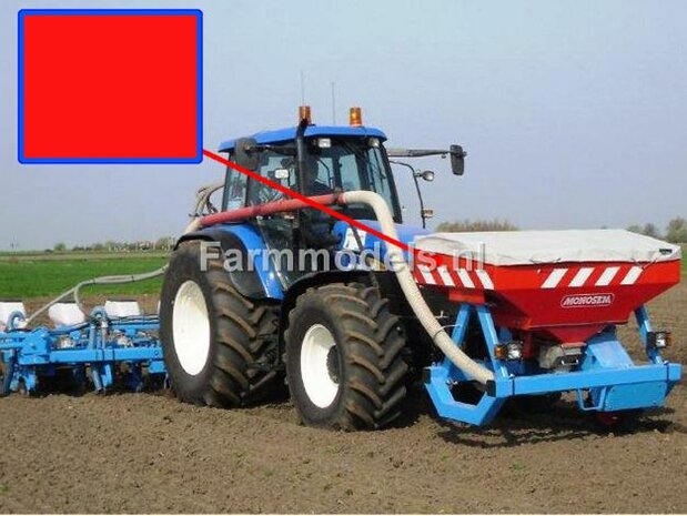 Lemken / Monosem ROOD Spuitbus / Spray paint - Farmmodels series = Industrie lak, 400ml. ook voor schaal 1:1 zeer geschikt!!