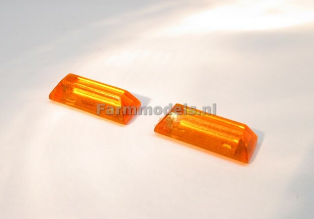 2x Zwaailamp Balk 12.5 mm lengte oranje/ zwaailicht 1:32  SUPERSALE LAST ONES