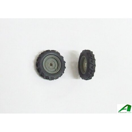 &Oslash; 21.4 mm: 2x Tast- / Loopwielen/ kleine voorbandjes  03    1:32     04228