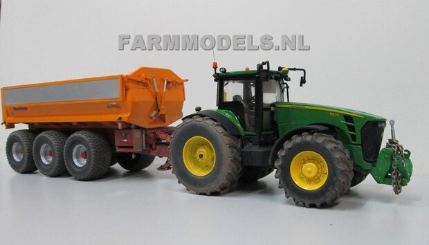 332.Loonbedrijf Hoekstra aardappels rooien met Dewulf &amp; John Deere