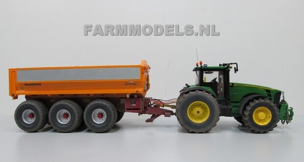 332.Loonbedrijf Hoekstra aardappels rooien met Dewulf &amp; John Deere