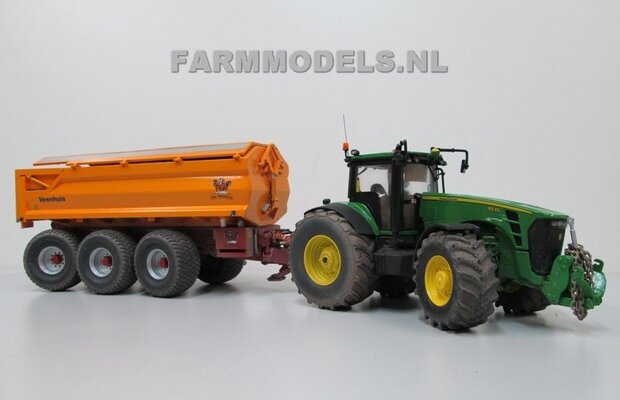 332.Loonbedrijf Hoekstra aardappels rooien met Dewulf &amp; John Deere