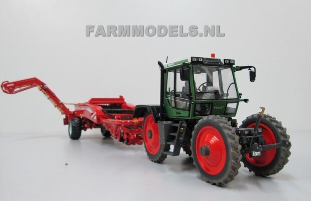 &Oslash; 49.3 x&nbsp;&Oslash; 8.1 mm: FENDT XYLON 522/524 WT: 2x CULTUURBANDEN + ALUMINIUM velgen BLANK geleverd 1:32