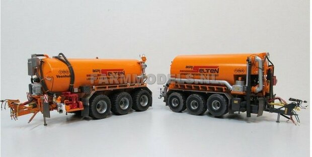 2x VMR Veenhuis 14mm hoog -VMR logo/ Veenhuis onder elkaar- zwart op Transparant Pr&eacute;-Cut Decals 1:32 Farmmodels.nl