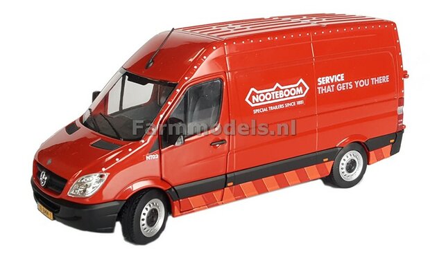 Nooteboom rood Ed. Mercedes-Benz Sprinter + FREE GIFT 1:32  MM1905-04-01 