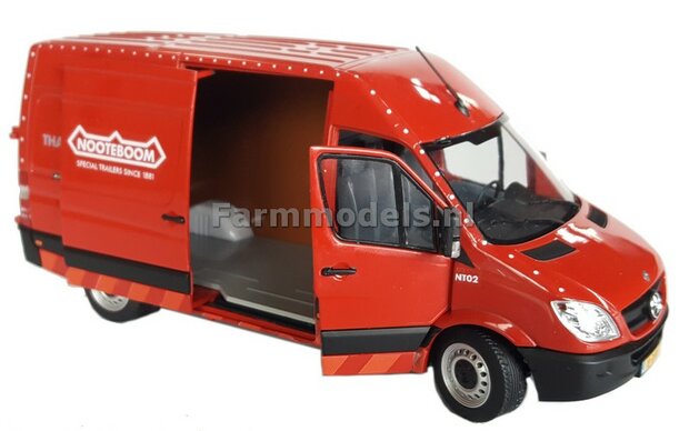 Nooteboom rood Ed. Mercedes-Benz Sprinter + FREE GIFT 1:32  MM1905-04-01 