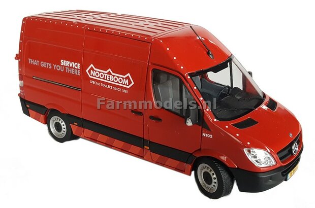 Nooteboom rood Ed. Mercedes-Benz Sprinter + FREE GIFT 1:32  MM1905-04-01 