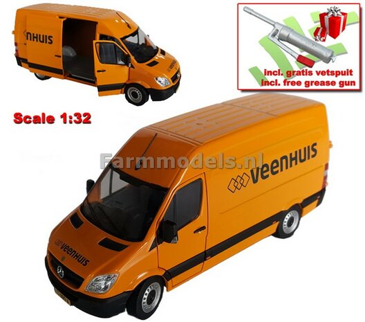 Veenhuis geel Ed. Mercedes-Benz Sprinter + FREE GIFT 1:32  MM1905-05-01 