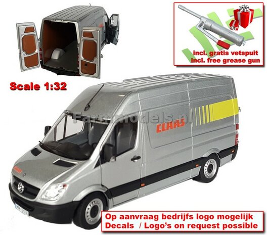 CLAAS Zilver Ed. Mercedes-Benz Sprinter + FREE GIFT 1:32  MM1905-03-01 