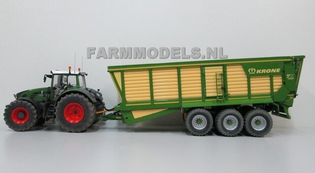 631. Krone TX 560D 3 asser op Vredestein 800/45 R30.5 banden met Farmmodels 3 asser onderstel