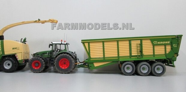 643. Krone TX 560D 3 asser op Vredestein 800/45 R30.5 banden met Farmmodels 3 asser onderstel