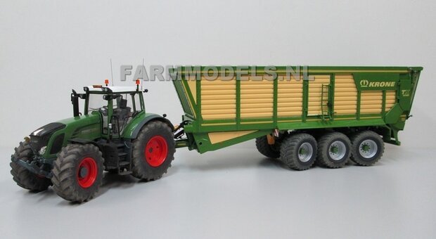 643. Krone TX 560D 3 asser op Vredestein 800/45 R30.5 banden met Farmmodels 3 asser onderstel