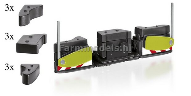 CLAAS AGRI-BUMPER Weight Line 400-2000 geschikt voor 3 punts fronthef diverse merken 1:32 WK77841                                