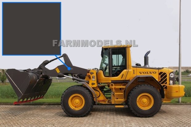 Volvo GRIJS GLANS - Farmmodels series Spuitbus / Spraypaint - Farmmodels series = Industrie lak, 400ml. ook voor schaal 1:1 zeer geschikt!!