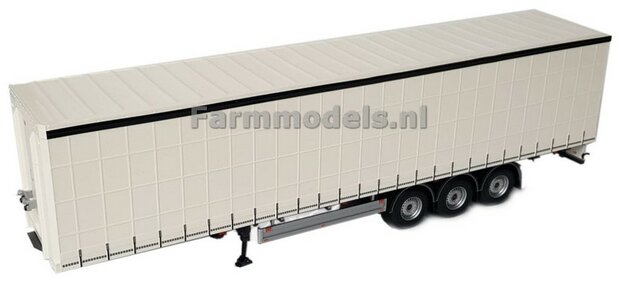 WHITE PACTON Schuifzeil Trailer + FREE GIFT (luchtketel) 1:32 Marge Models MM1902-01