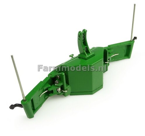 John Deere Groen Tractor bumper Safetyweight 800kg 1:32 Universal Hobbies UH5374 