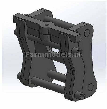 BOUWKIT: VERLOOP Koppelstuk S6/ S60 Koppeling naar Farmmodels bakken &amp; Hulpstukken BOUWKIT 1:32 