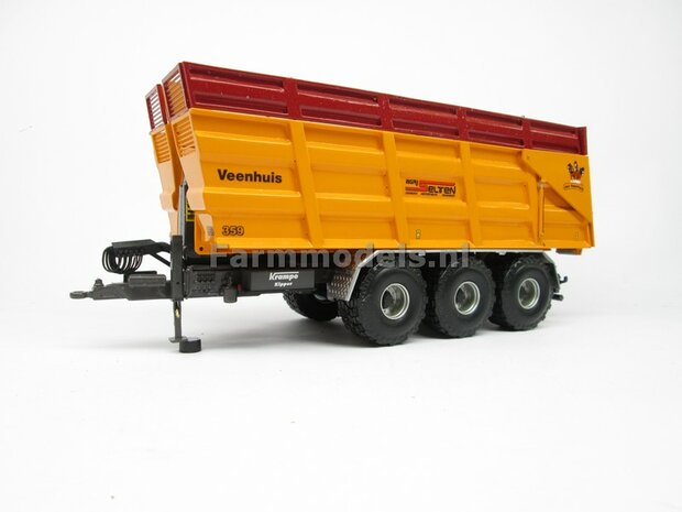 Krampe Haakarm carrier THL 30 L met afzetcontainer Big Body 750 1:32 Wiking WK77826