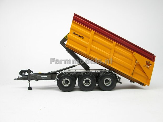 Krampe Haakarm carrier THL 30 L met afzetcontainer Big Body 750 1:32 Wiking WK77826