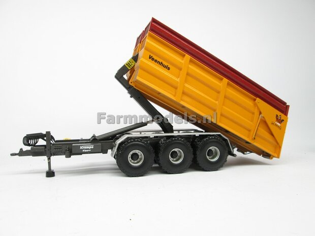 Krampe Haakarm carrier THL 30 L met afzetcontainer Big Body 750 1:32 Wiking WK77826